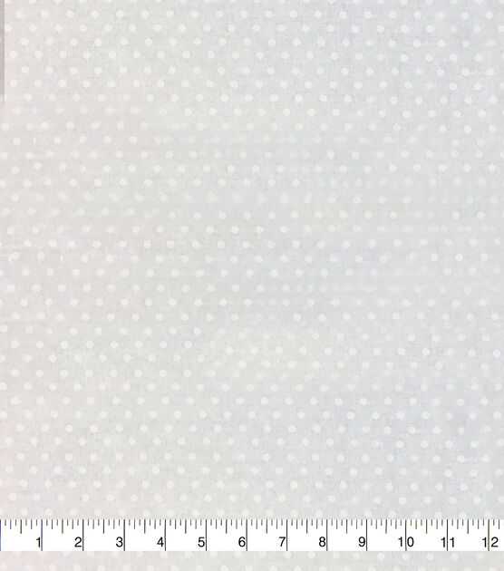 White Dots 108" Wide Cotton Fabric, , hi-res, image 3