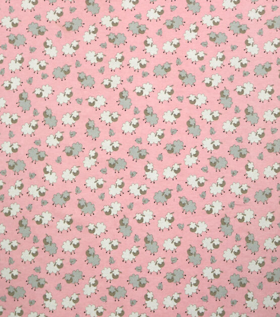 Pink Sheep Super Snuggle Flannel Fabric, , hi-res, image 2