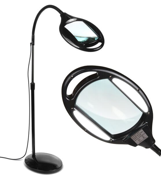 Brightech LightView LED Floor Magnifier with 3 Diopter - Black