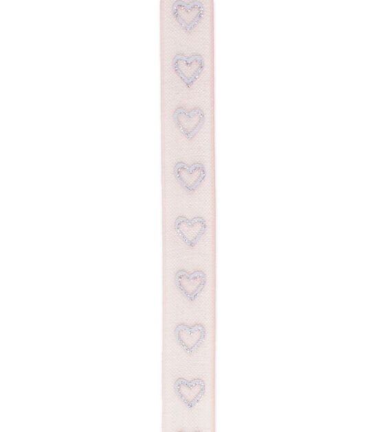 5/8 x 3yd. Sheer Ribbon by Celebrate It® Valentine's Day