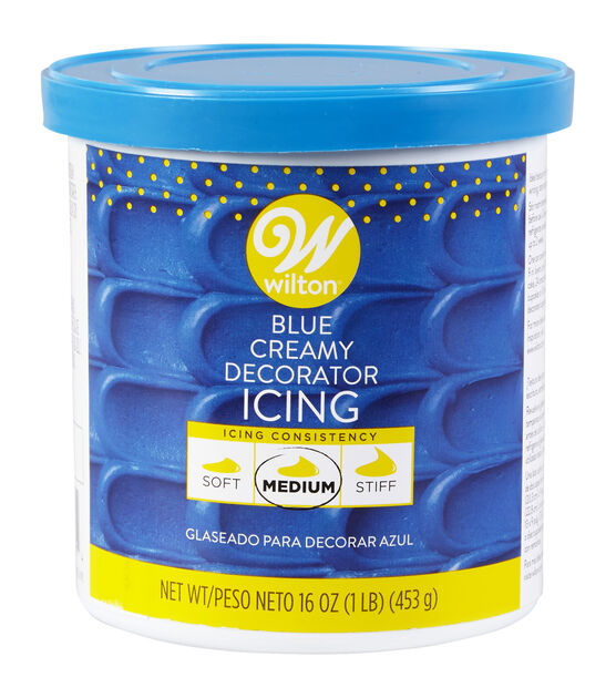 Wilton 16 oz Creamy Decorator Icing Blue