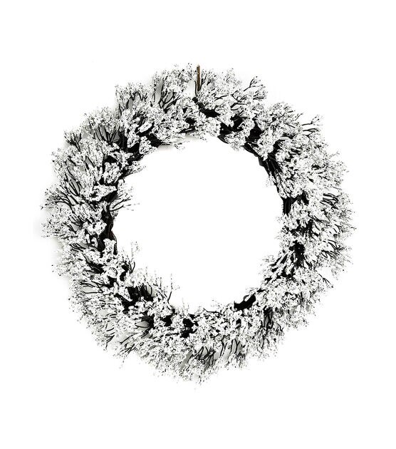 22" Spring White Berry Wreath by Bloom Room, , hi-res, image 1