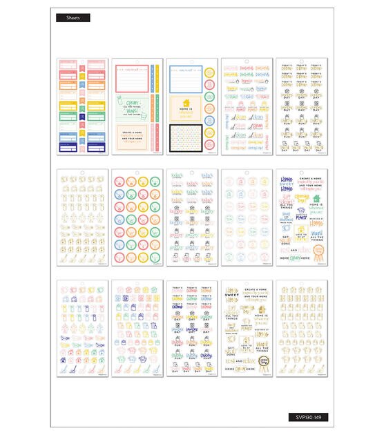 734pc Essential Home Happy Planner Stickers, , hi-res, image 4