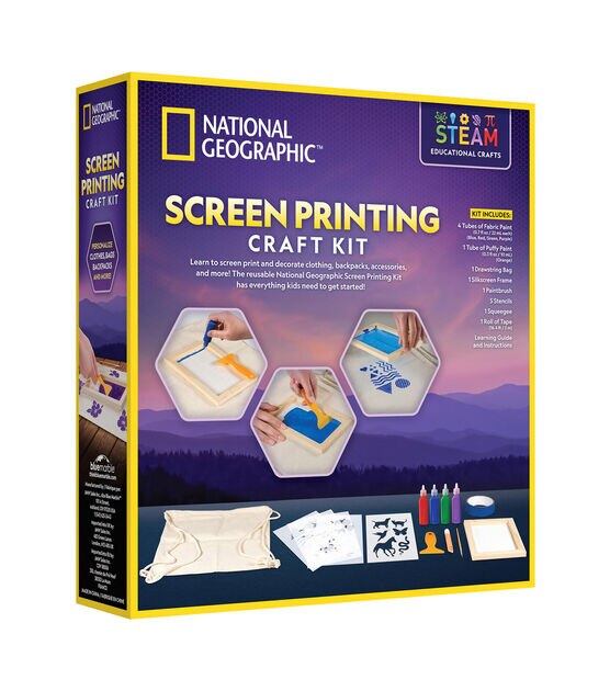 National Geographic Screen Printing Craft Kit by National Geographic