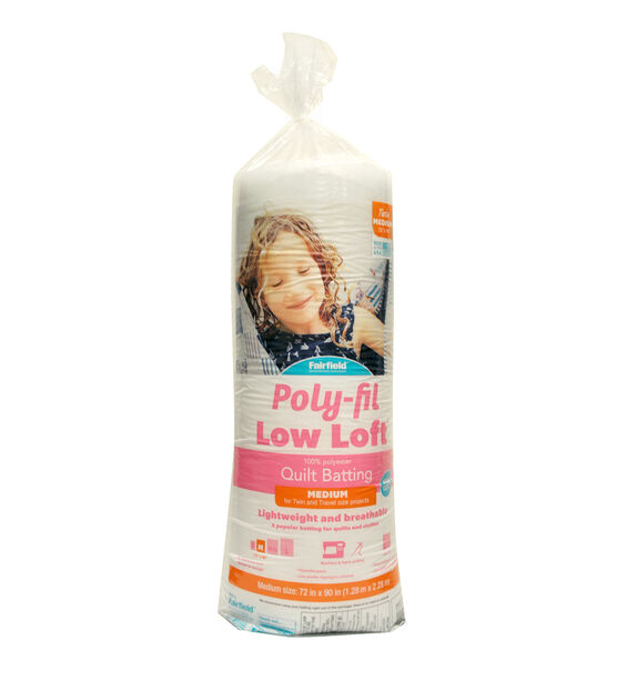 Polyester Quilt Batting 72-inch-by-90-inch