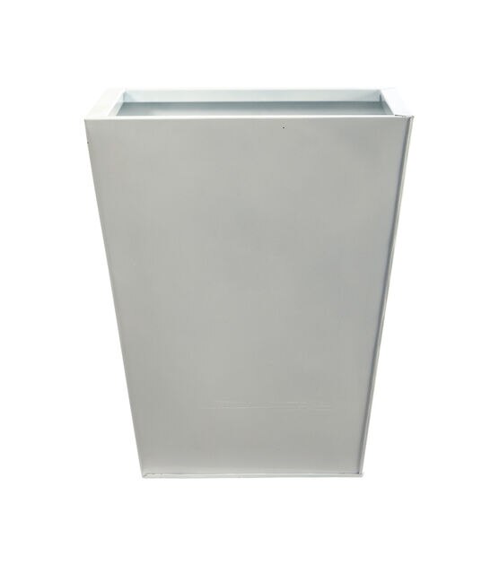 Nearly Natural 15" Classic Square Metal Planter, , hi-res, image 1