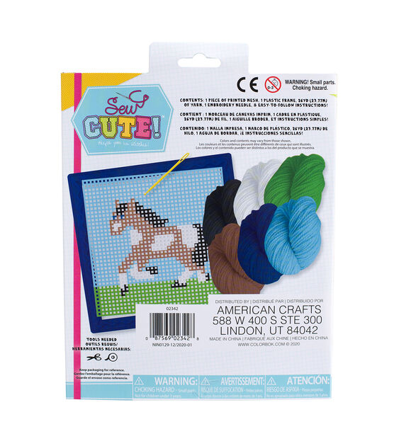 Colorbok 6" Horse Quickpoint Kit, , hi-res, image 2