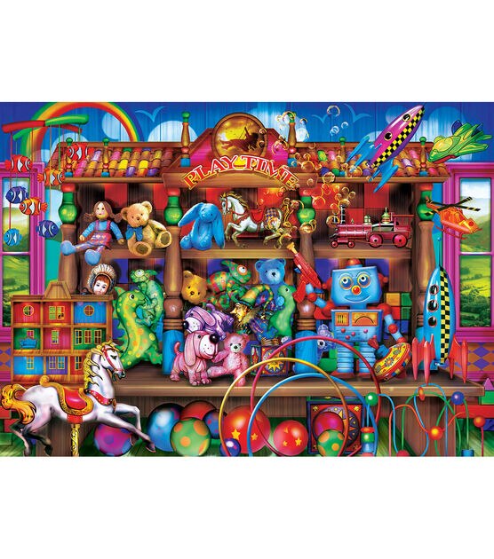 MasterPieces 19" x 27" Secret Toy Heaven Jigsaw Puzzle 1000pc, , hi-res, image 2