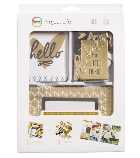 Project Life Becky Higgins 81 Pack Value Kit Be Fearless