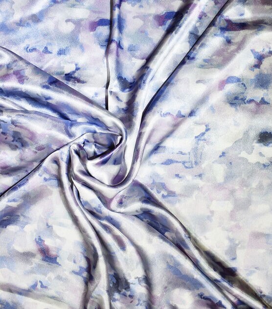 Dreamy Abstract Charmeuse Fabric