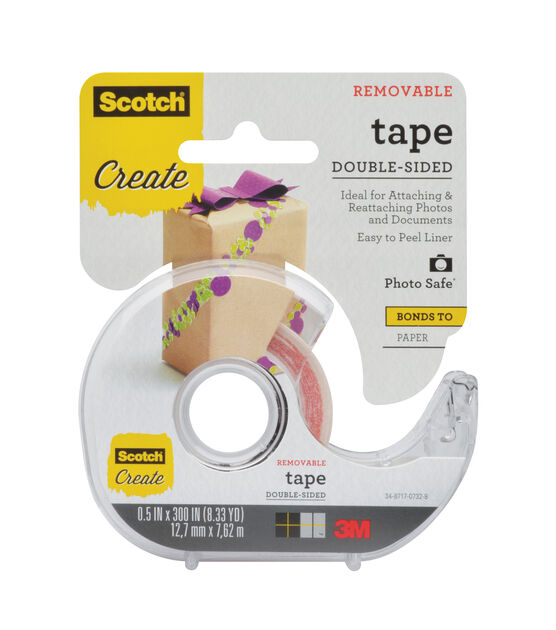 Scotch Removable Double Sided Photo & Document Tape