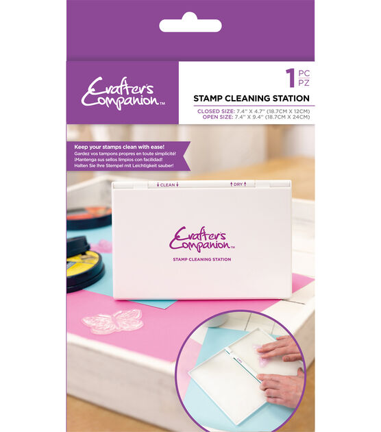 Crafters Companion 8" Compact Stamp Cleaning Station