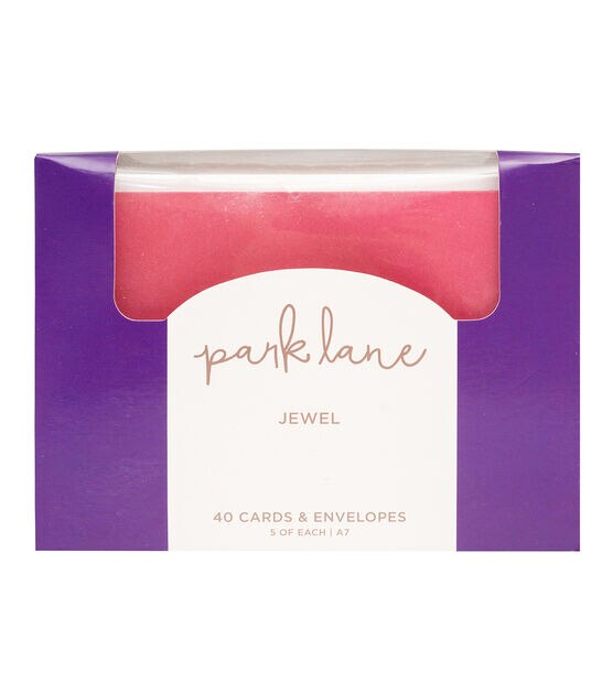 80ct Jewel A7 Cards & Envelopes by Park Lane