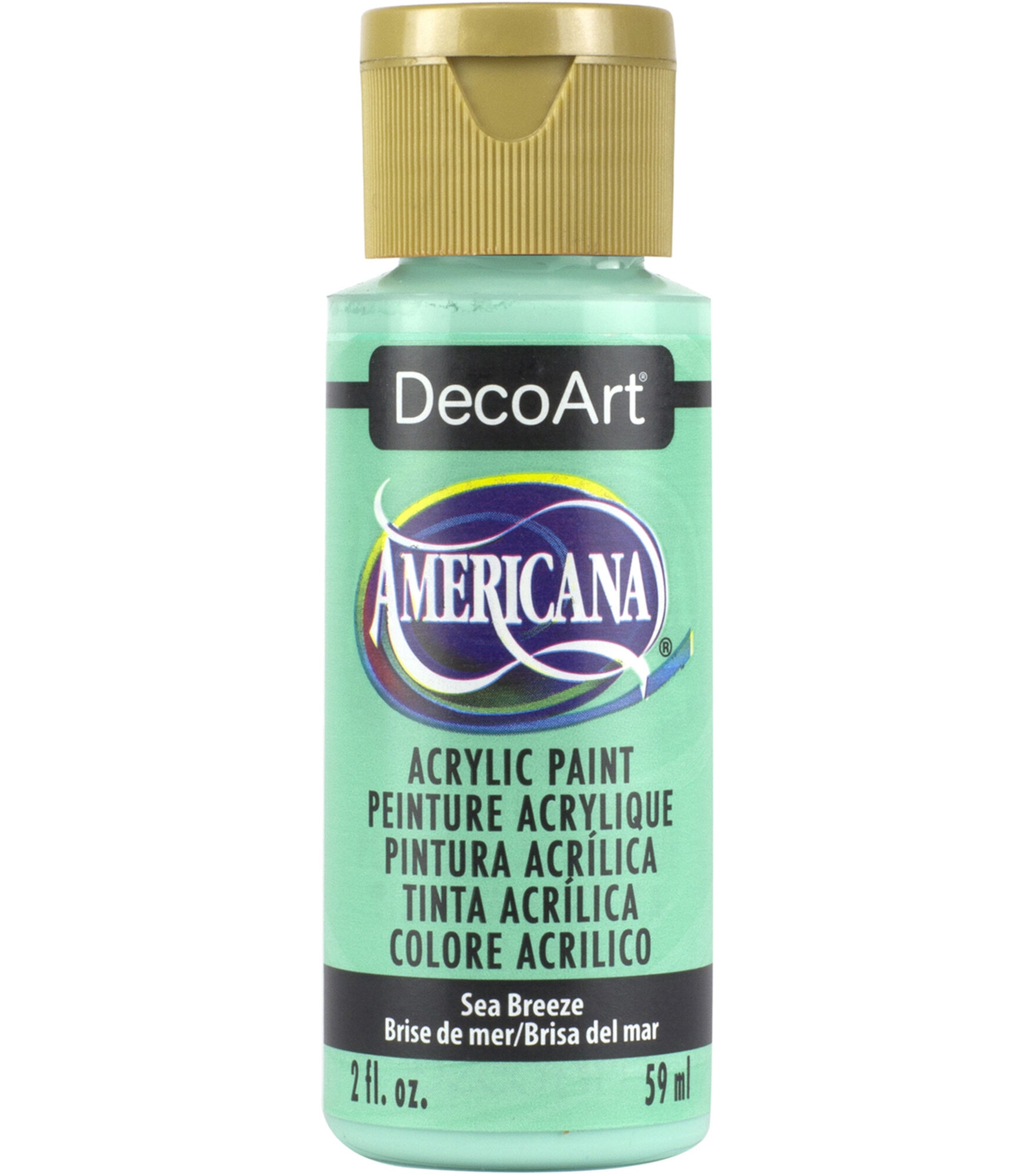 DecoArt Americana Acrylic 2oz Paint, Sea Breeze, hi-res