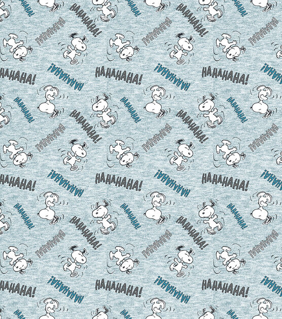 Peanuts Snoopy Laugh Cotton Fabric, , hi-res, image 2