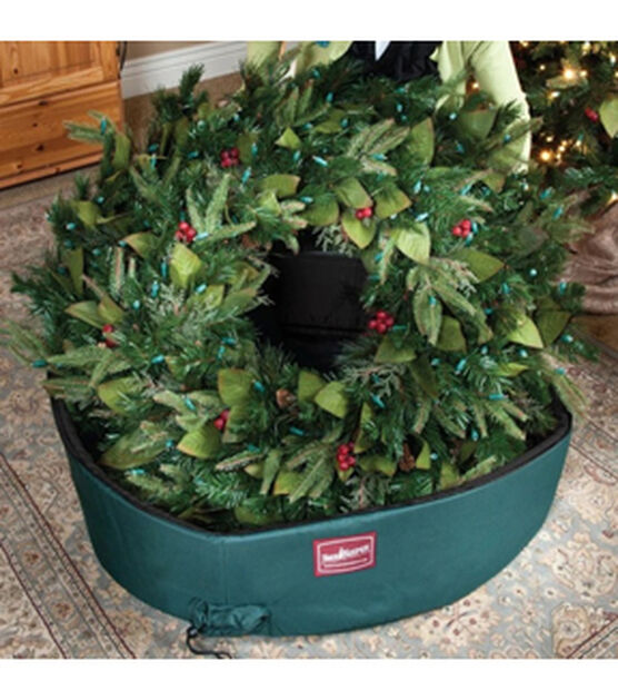 Northlight 36" Christmas Wreath Protective Storage Bag -Suspend Handle, , hi-res, image 5