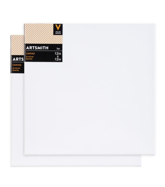 12" x 12" Value Cotton Canvas 2pk by Artsmith, , hi-res, image 6
