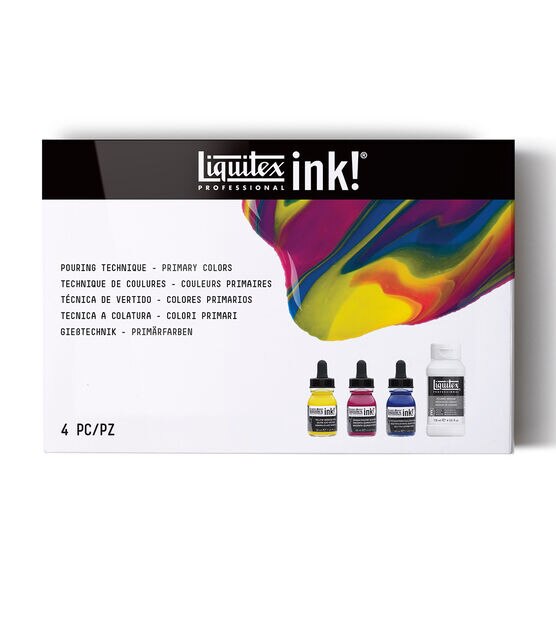 Liquitex Pouring Technique Set Primary Colors
