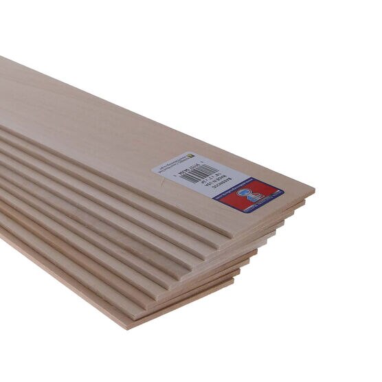 Midwest Basswood - 1/8 in. x 3 in. x 24 in.