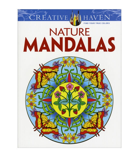 Dover Creative Haven Nature Mandalas Coloring Book
