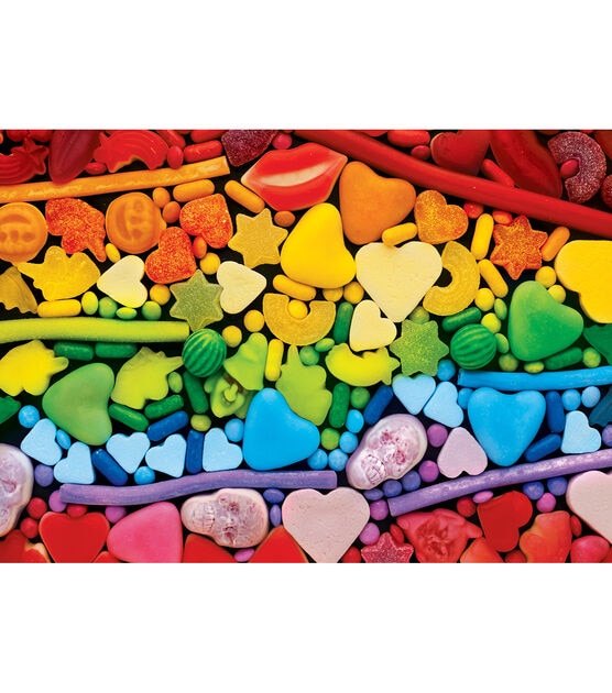 MasterPieces 11" x 17" Rainbow Candy Jigsaw Puzzle With Tin 1000pc, , hi-res, image 2