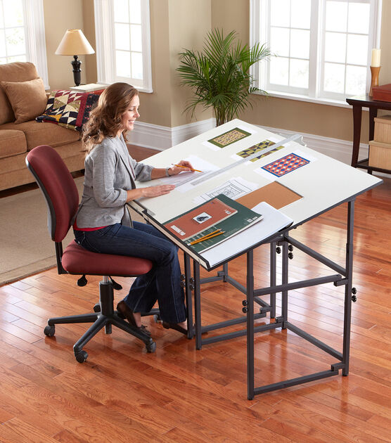 Sullivans Adjustable Add a Table Craft Table, , hi-res, image 7