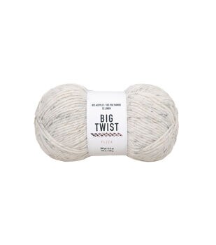 Big Twist 6oz Solid Medium Weight Acrylic 380yd Value Yarn - White - Big Twist Yarn - Yarn & Needlecrafts