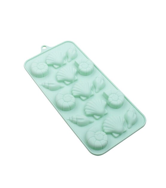 4" x 9" Silicone Seashells Candy Mold by STIR, , hi-res, image 4