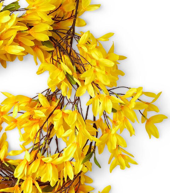 72" Spring Yellow Forsythia Garland by Bloom Room, , hi-res, image 3