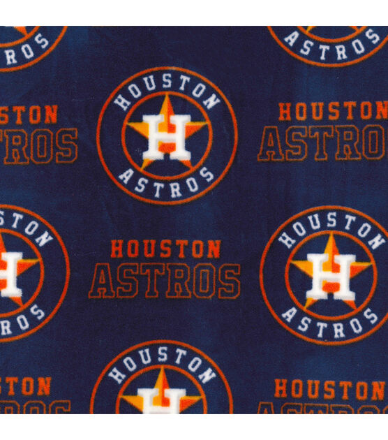 Fabric Traditions Houston Astros Fleece Fabric Logo, , hi-res, image 2