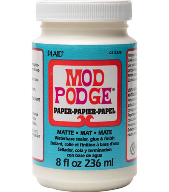 Mod Podge For Paper Matte Finish 8 Ounce