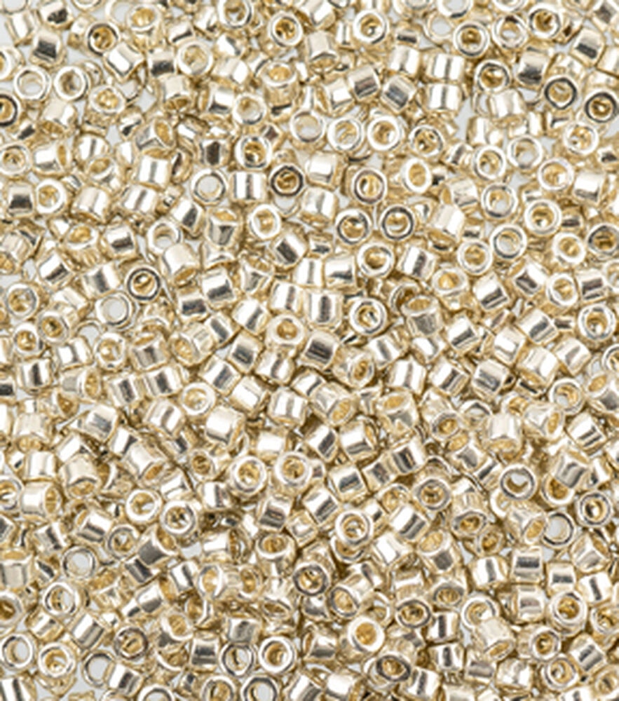 Delica Seed Beads 5G 11/0, Silver, swatch, image 36