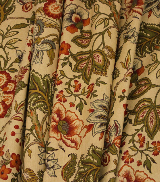 Chalet Paprika Cotton Canvas Fabric, , hi-res, image 2