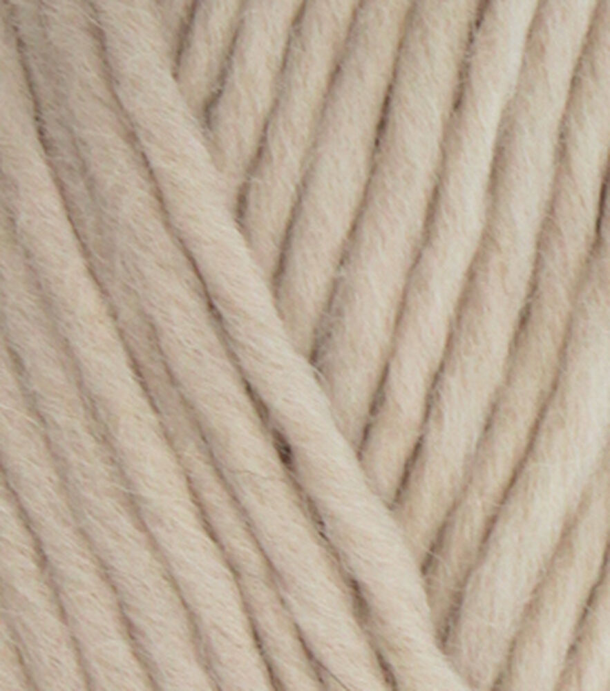 115yd Craft Roving Bulky Wool Yarn by K+C, Aran, swatch, image 1