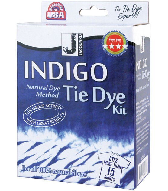 Jacquard Mini Indigo Fabric Tie Dye Kit