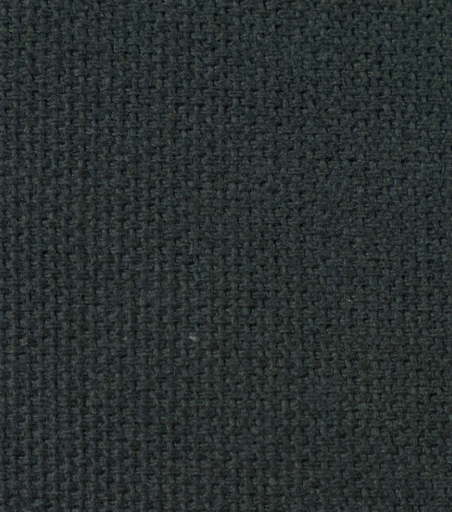 Duck Canvas Fabric, Black, swatch