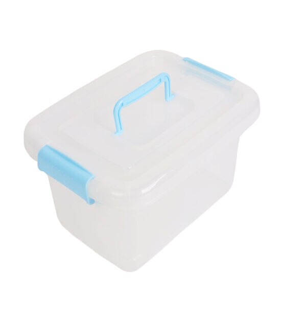 11" x 6.5" Pink & Blue Plastic Storage Boxes 5ct by Top Notch, , hi-res, image 4