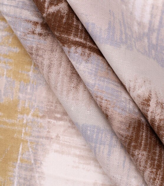 Distressed Hues Brown Cotton Fabric, , hi-res, image 2