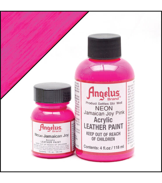 Angelus Leather Paint - 1 oz, Neon Paradise Purple