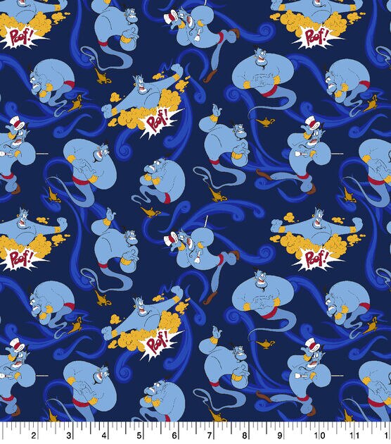 Disney's Aladdin Genie Cotton Fabric