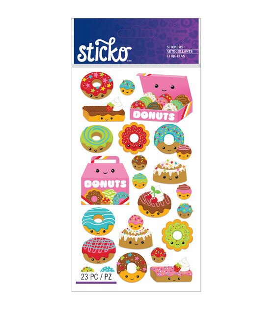 Sticko Donut Characters Classic Stickers