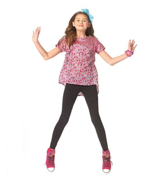 McCall Pattern M7114 Children's/Girls' Plus Tops, Dress, Leggings and ...