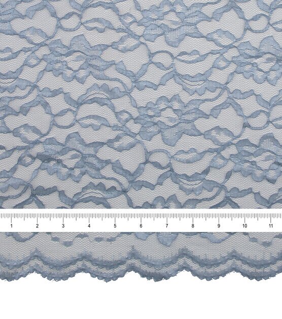 Light Blue Lace Fabric by Casa Collection, , hi-res, image 3