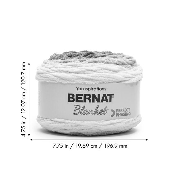 Bernat Blanket Perfect Phasing Crochet Yarn in Crimson | Size: 300g/10.5oz | Pattern: Crochet | by Yarnspirations