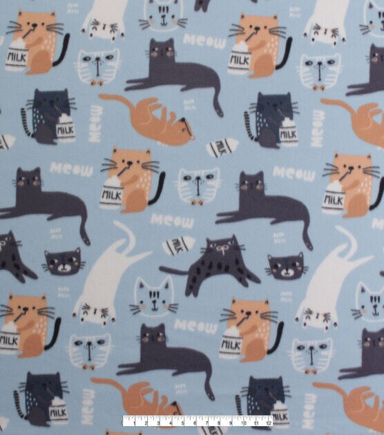 Cats Blizzard Fleece Fabric, , hi-res, image 2