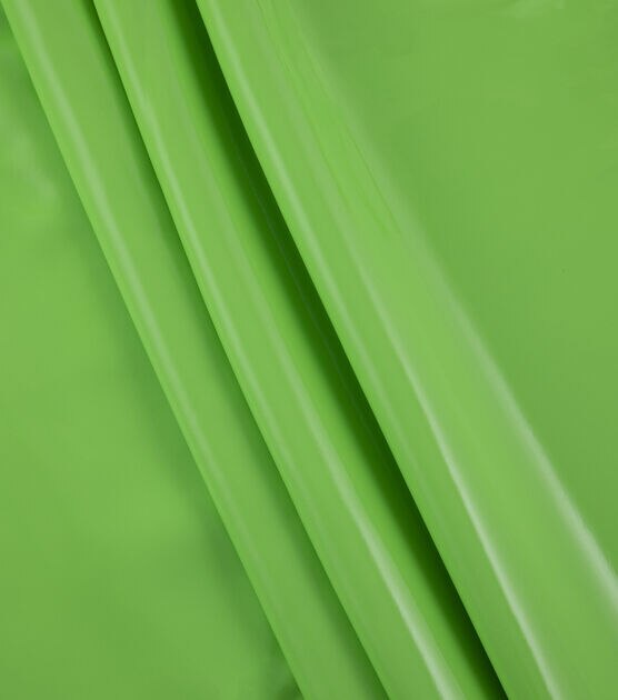 Yaya Han Cosplay Green High Gloss Faux Leather Fabric, , hi-res, image 3