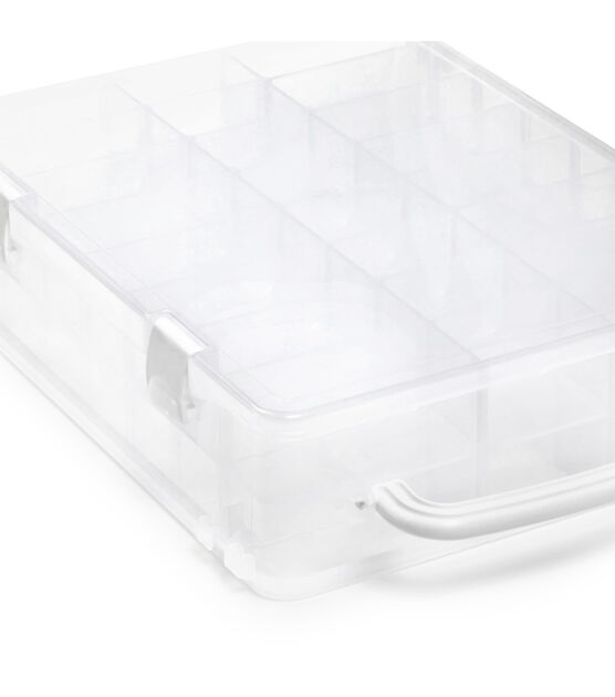  SM SunniMix 24 Slots Sewing Thread Storage Box for Spools of  Thread, Sewing Storage Organizer Container