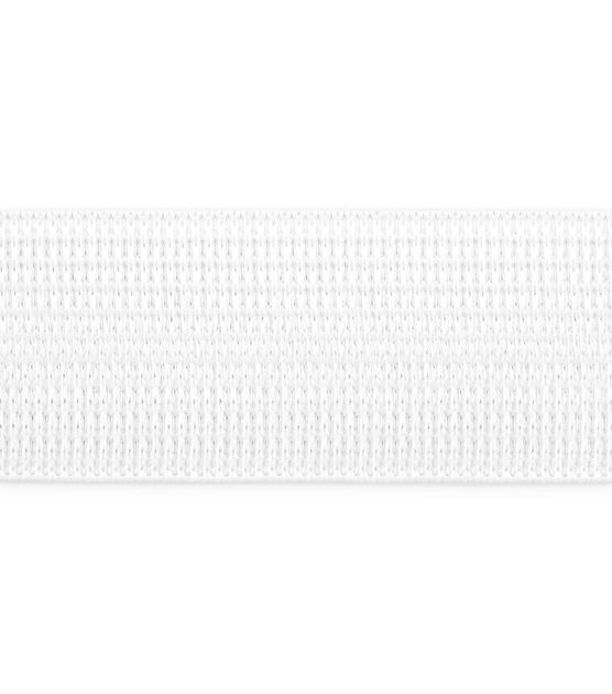 Dritz 3/4" Knit Non-Roll Elastic, White, 3 yd, , hi-res, image 3