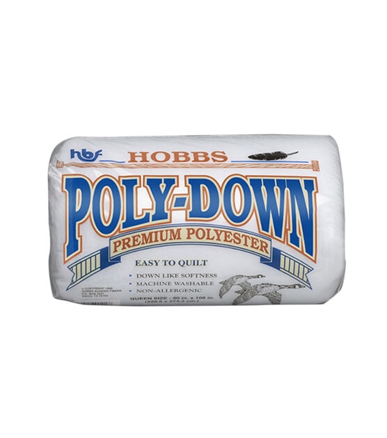 Hobbs Heirloom Poly-Down Bonded Quilt Batting King Size 72'' x 90'', , hi-res, image 1