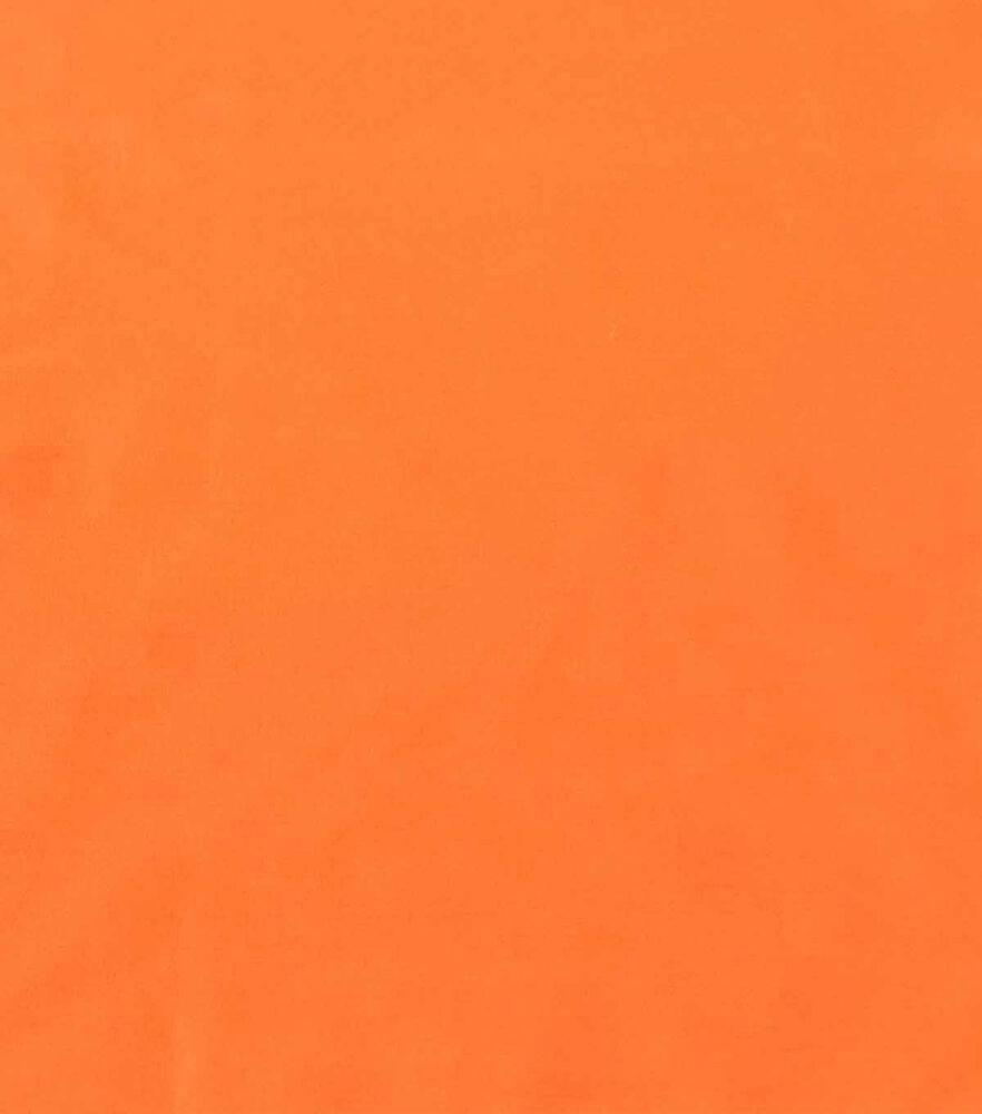 Symphony Broadcloth Polyester Blend Fabric  Solids, Orange, swatch